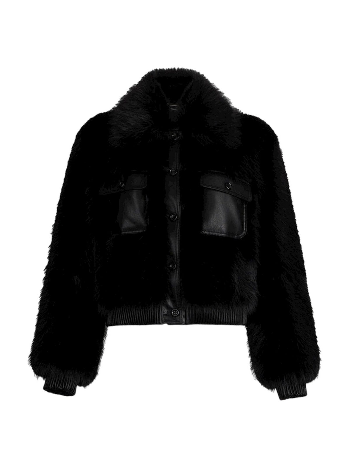 LIU JO BLACK Pelliccia Donna  CF5185E1037 22222 Nero