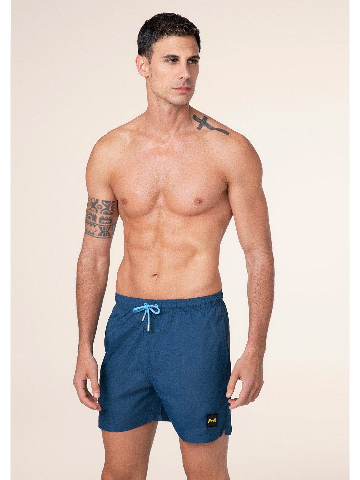 F**K Costume da bagno Uomo  FK25-M01BU04BU BLUE gioboutiqueweb