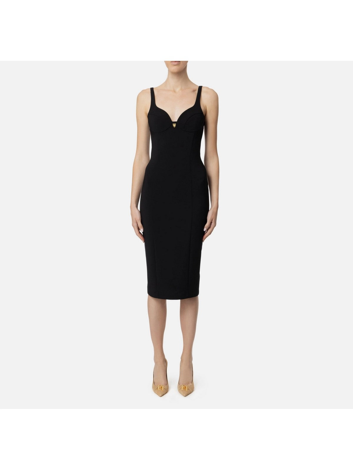 ELISABETTA FRANCHI Robe Femme AB71146E2 110 Noir