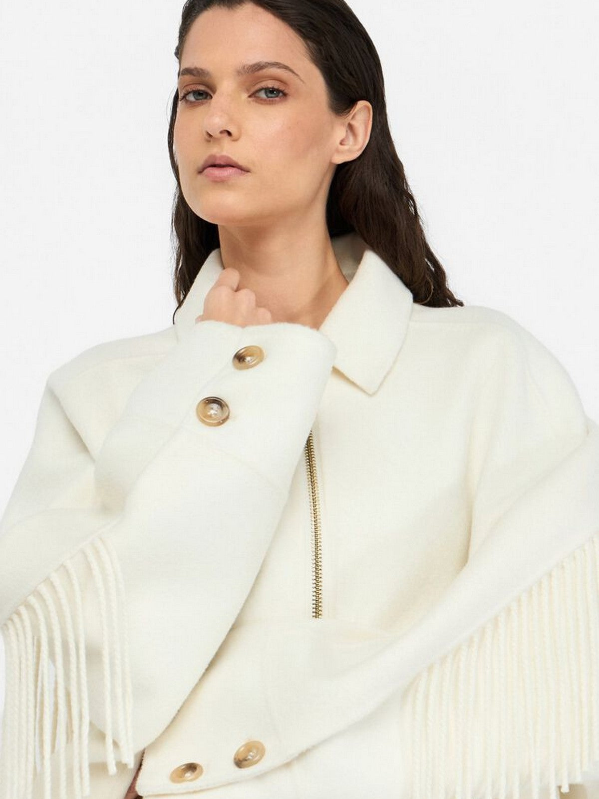 LIU JO BLACK Cappotto Donna  CF5059T4627 10608 WHITE BUTTER