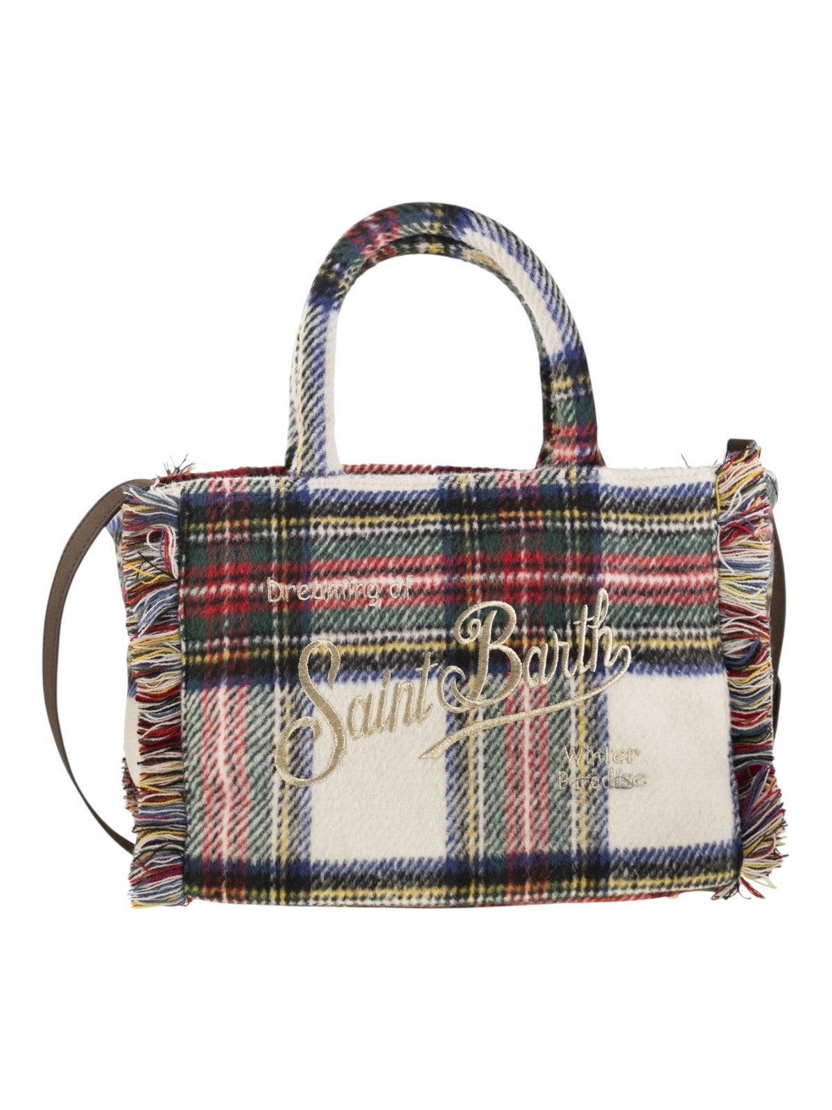 MC2 SAINT BARTH Borsa Donna  COLETTE WOOL 01361I TARTAN 10OR EMB