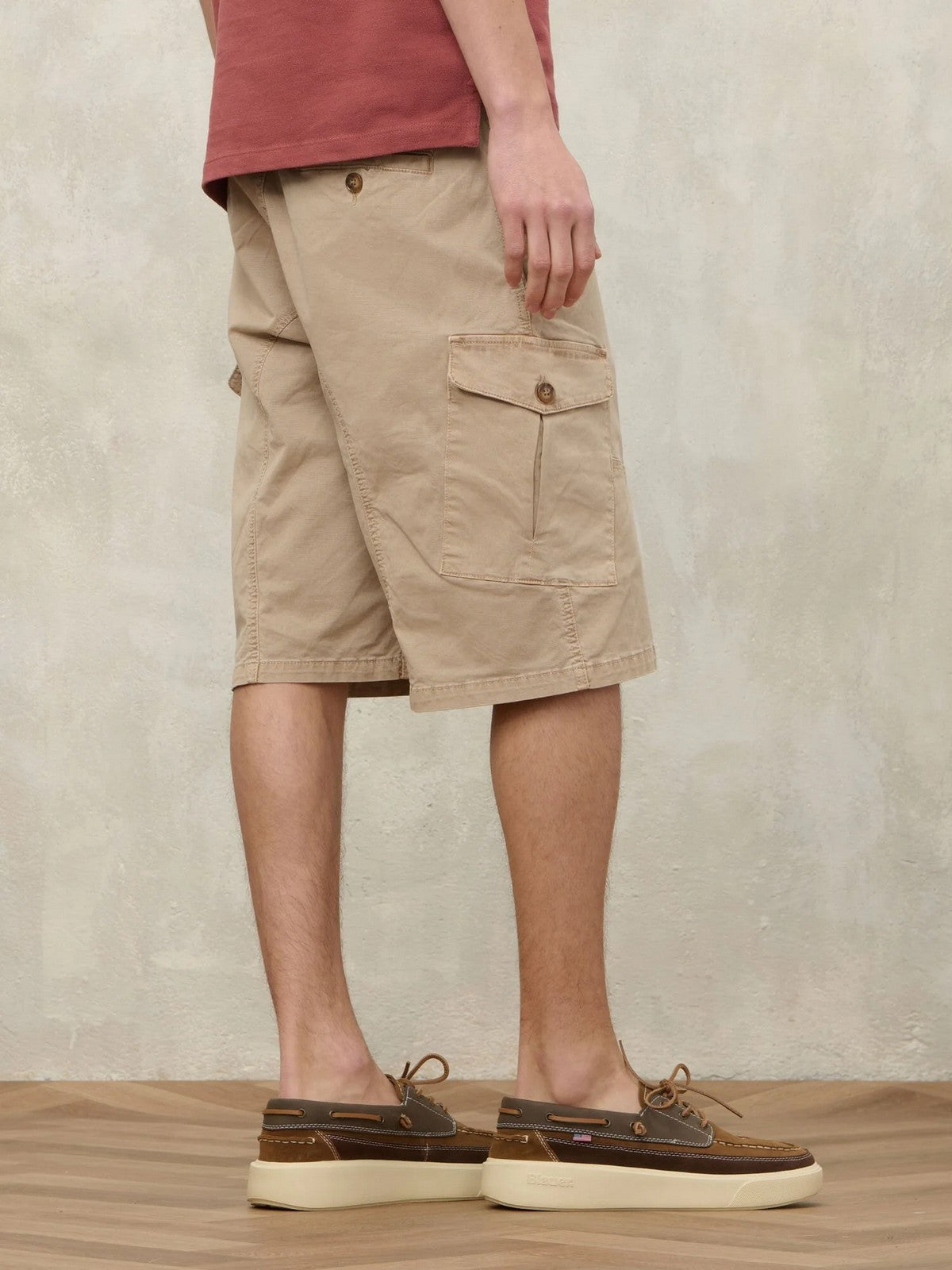 BLAUER Pantalone Uomo NEAL 99CBLUP04004 007493 327 BEIGE NATURALE