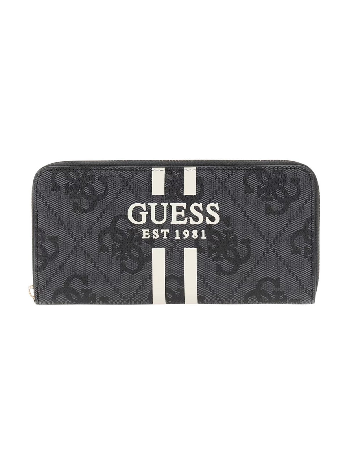GUESS Portafoglio Donna LAUREL II SLG LARGE ZIP AROUND SWOS74 59146 CLO COAL LOGO