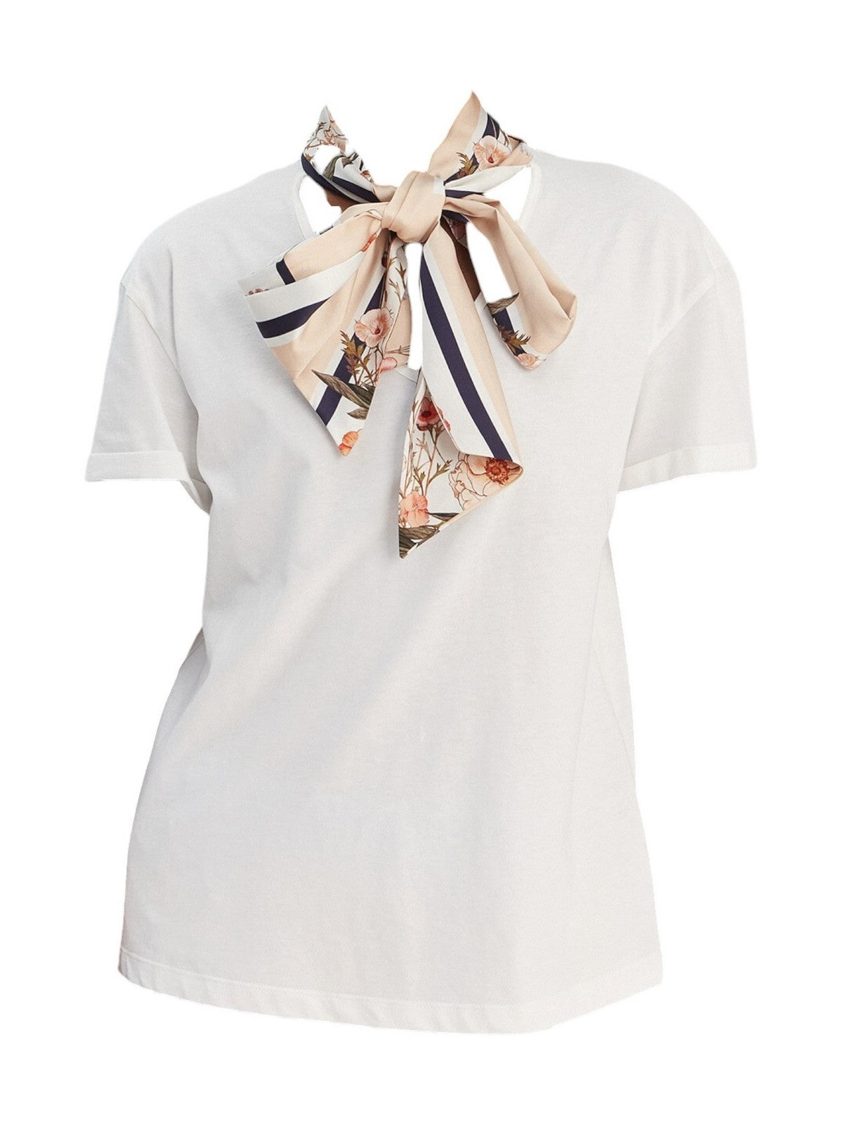 LIU JO WHITE T-shirt Donna  WA6189J6308 P9373 Bco/blooming foul