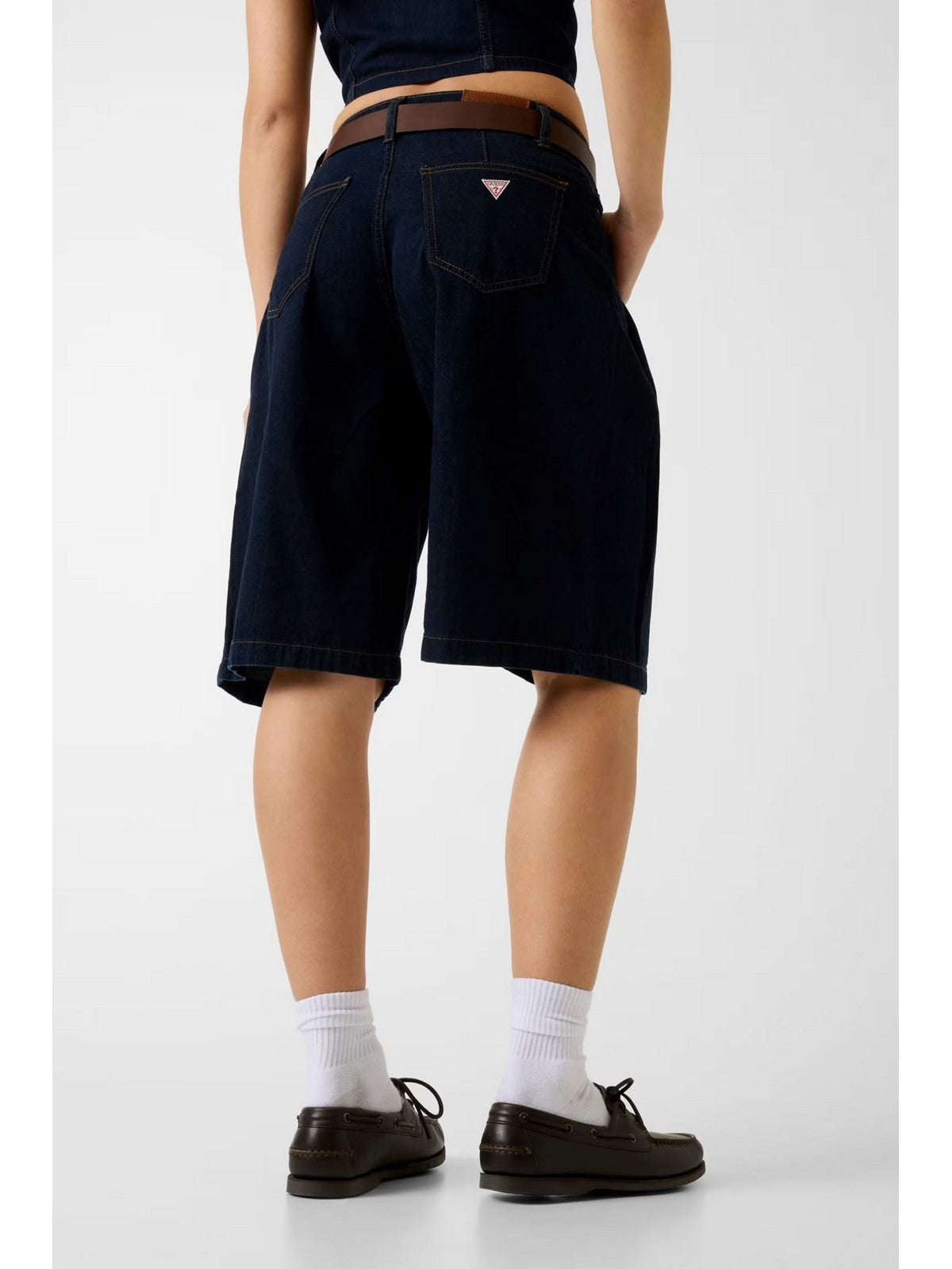 GUESS Pantaloncino Donna GJ CLASSIC PLEATED BERMUDA W6GDY5 D7971 GSMM GJ SUMMER VINTAGE DA