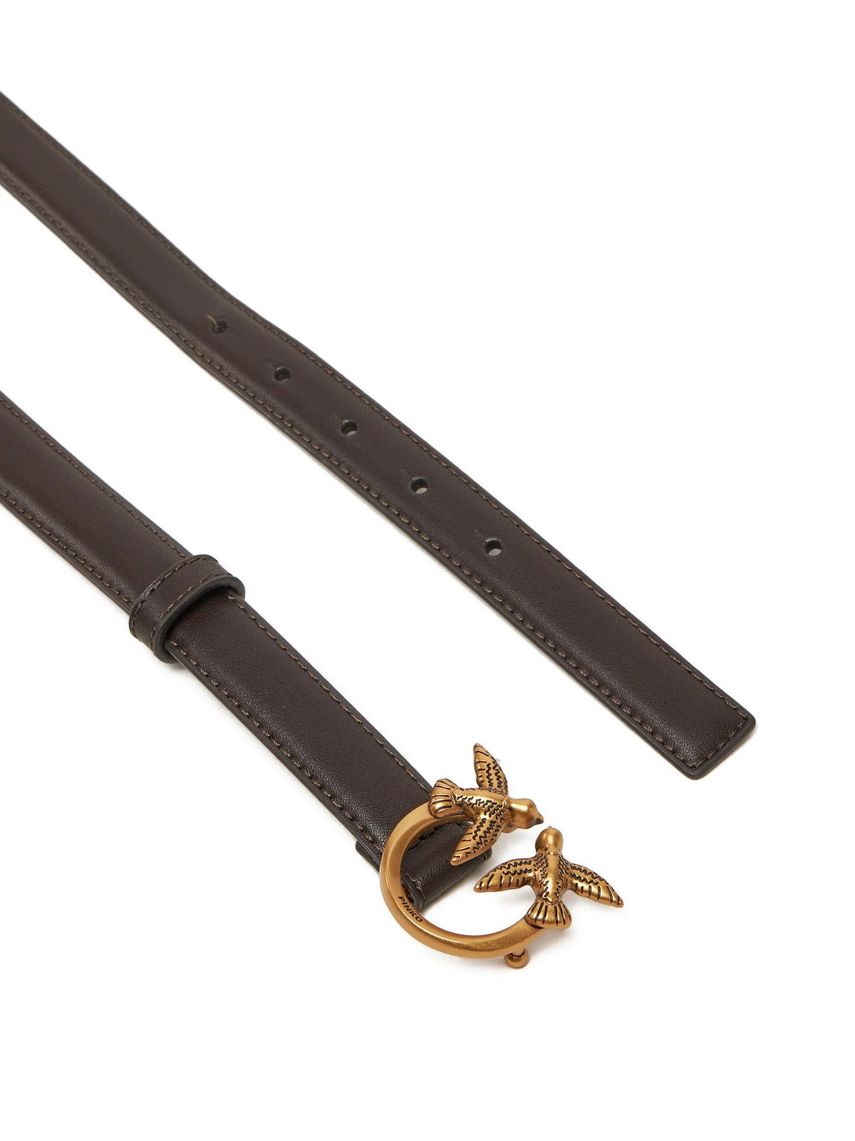 PINKO Cintura Donna LOVE BERRY H2 BELT.LOW 100143-A0F1 M32Q MORO-ANTIQUE GOLD