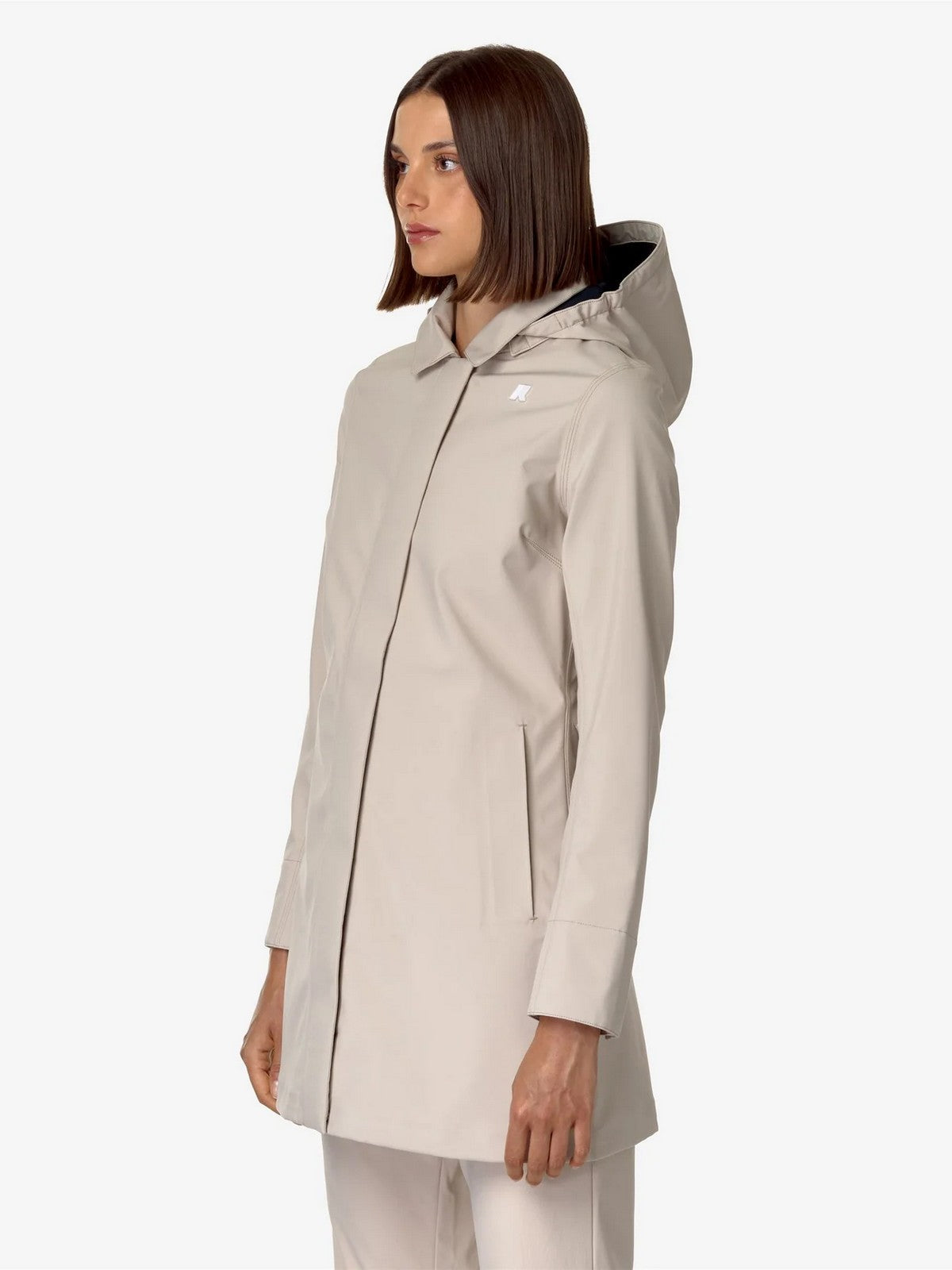 K-WAY Giubbino Donna Mathy bonded K2148BW ATC Beige gioboutiqueweb