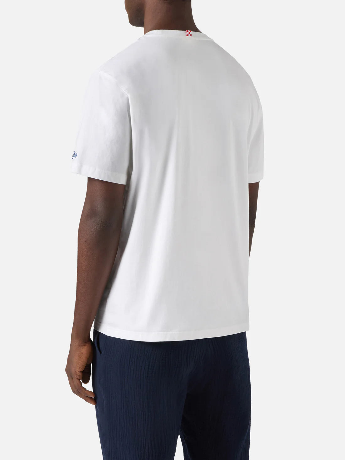 MC2 SAINT BARTH T-shirt Uomo  AUSTIN 04294L OSTRICHE BOLLICINE 01N EMB