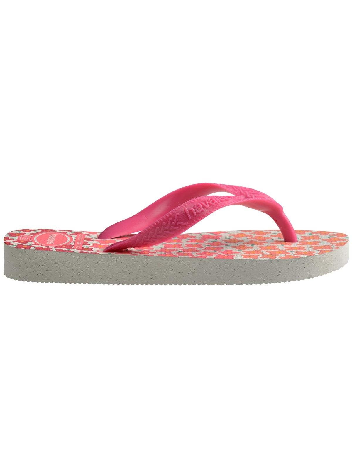 Havaianas Flip Flops Mädchen und Mädchen haben. Kinder Flores 4000052.7026 Weiß