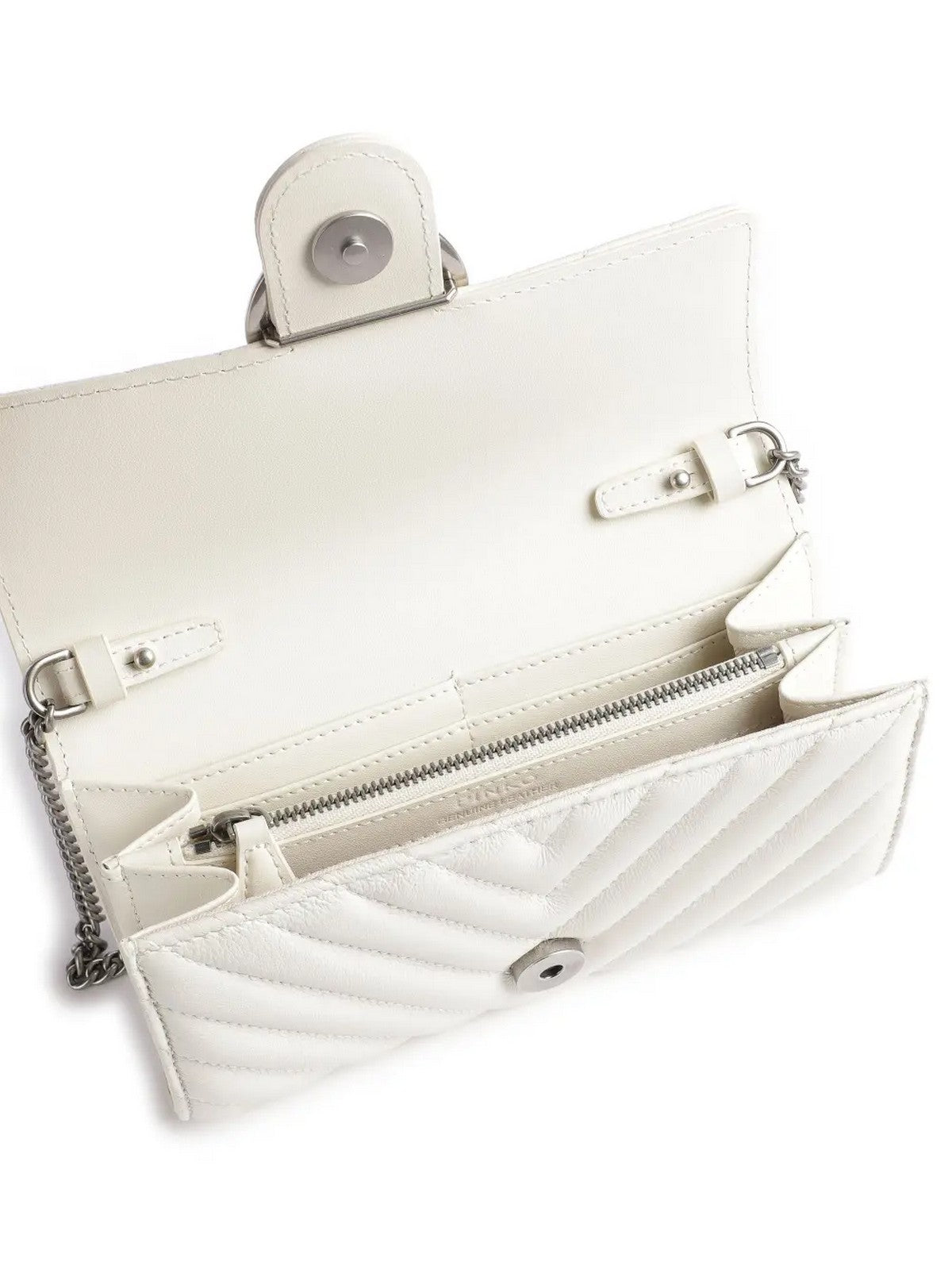 PINKO Sac Femme Love one portefeuille 100062-A0GK Z14O Blanc