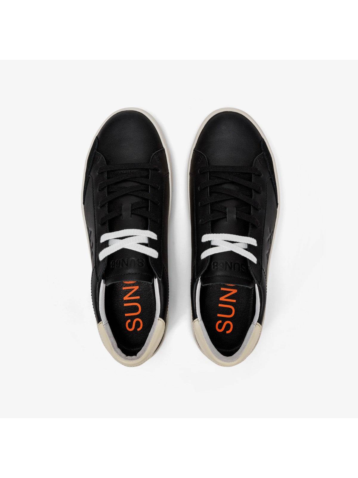 SUN68 Sneaker Uomo Street Leather Z34140 11 Nero
