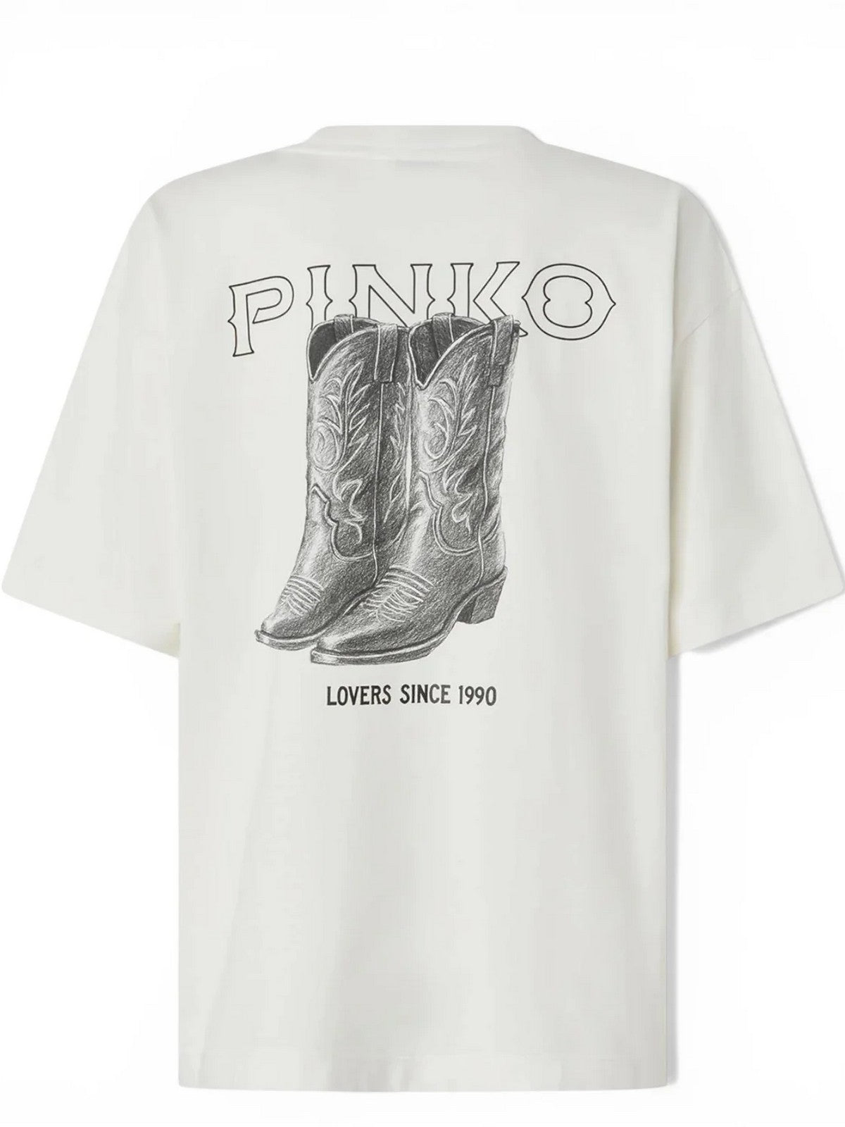 PINKO T-shirt Donna CARMAGNOLA T-SHIRT 106872-A3B3 Z05 BIANCO-BIANCANEVE