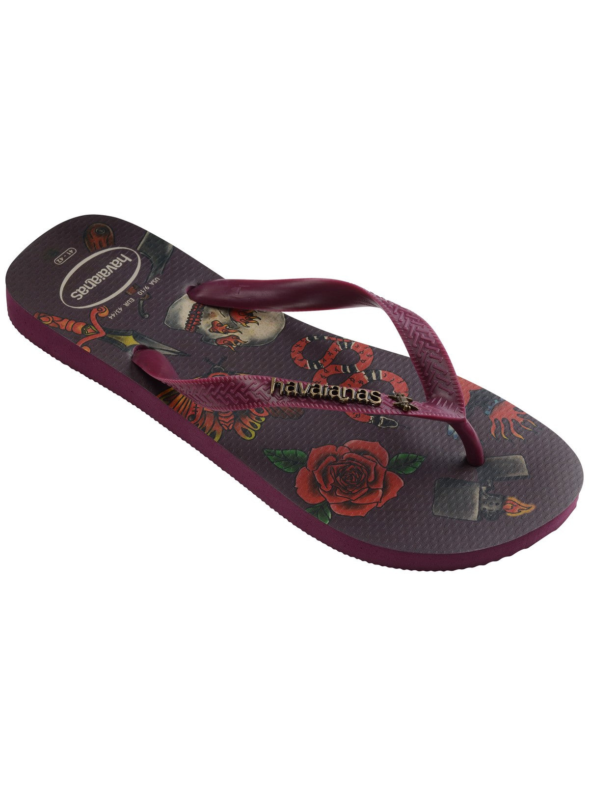 HAVAIANAS Tongs pour hommes Hav. Haut Tribo 4144505.5143 Violet