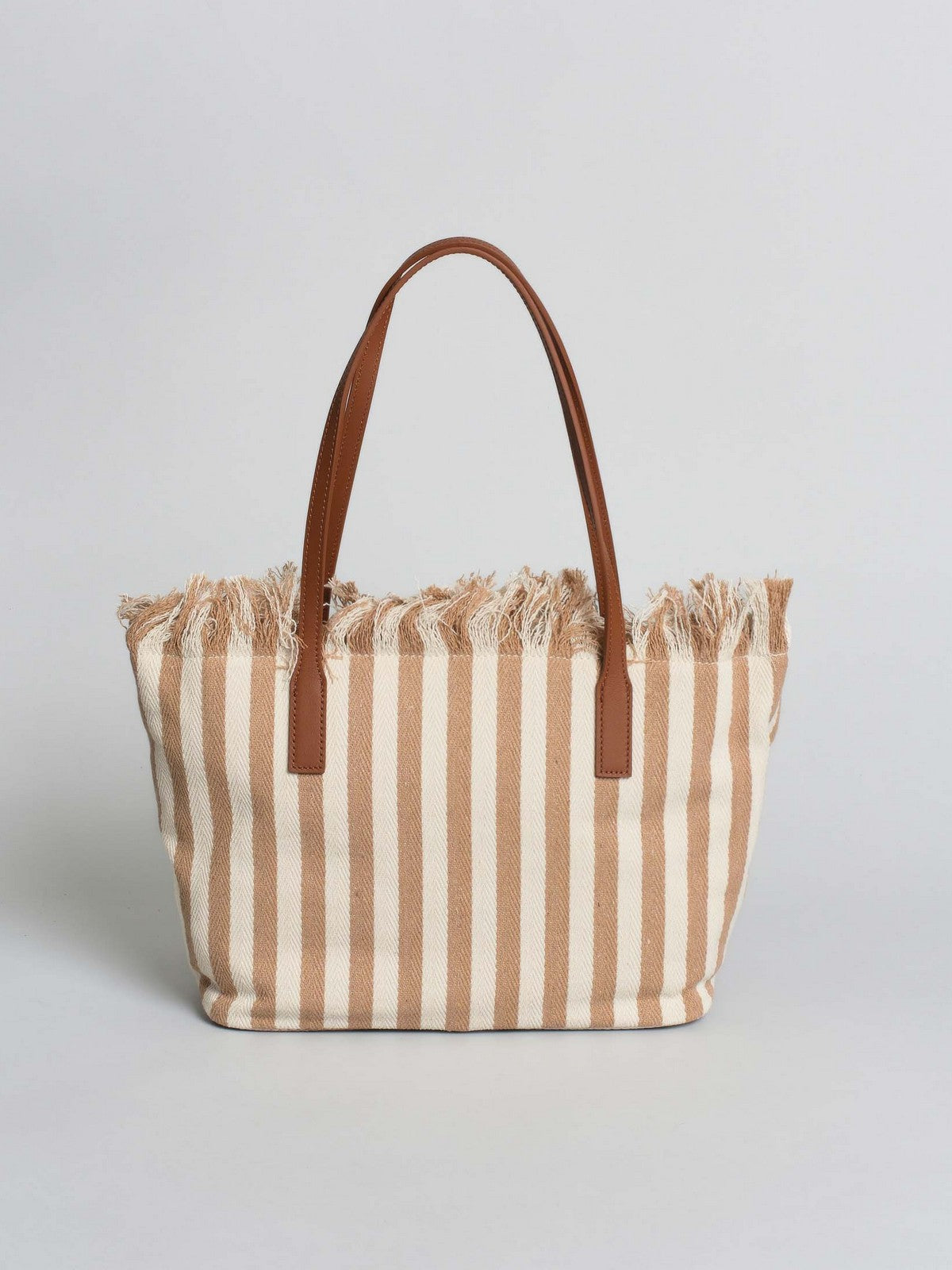 MC2 SAINT BARTH Borsa Donna  CITY BAG MID FRINGE 01763L HB STRIPES 19 EMB
