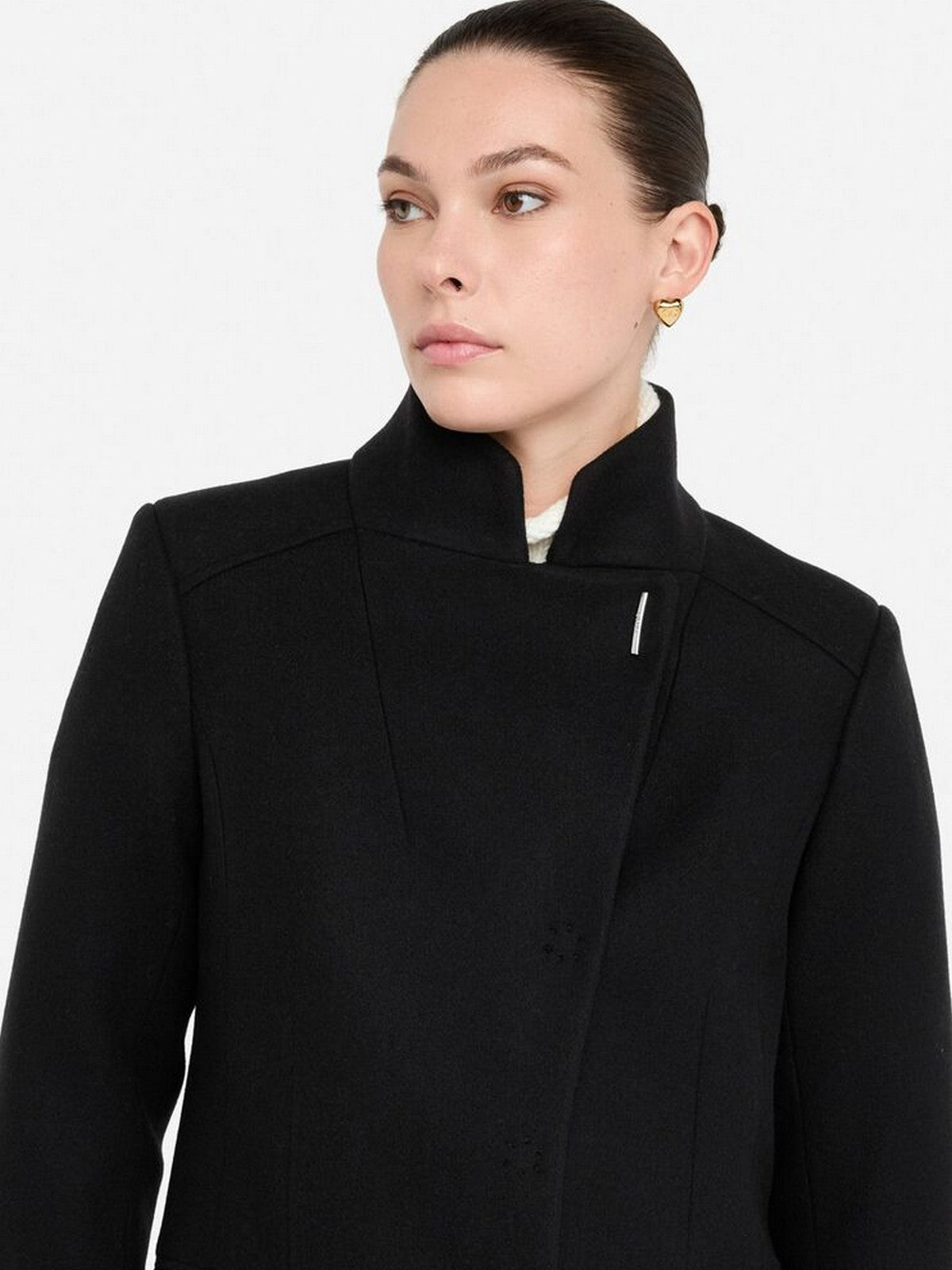 LIU JO WHITE Cappotto Donna  MF5119J4873 22222 Nero