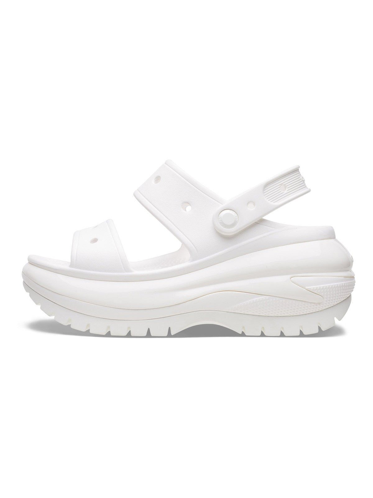 CROCS Sandale Femme Classic Mega Crush Sandal W 207989 100 Blanc