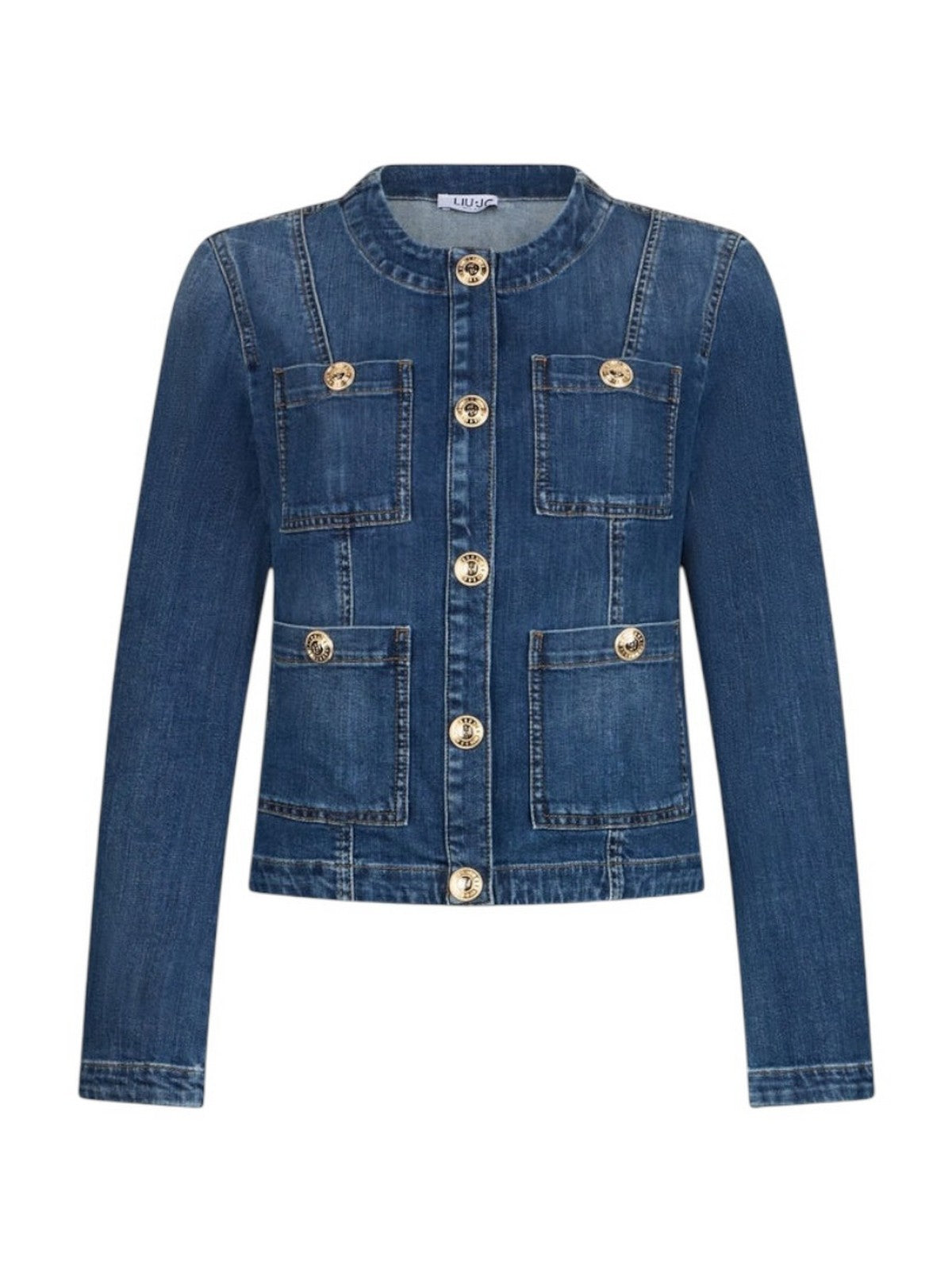 LIU JO BLUE DENIM Giubbino Donna  UA6260D0275 78988 Den.Blue dk.buttons