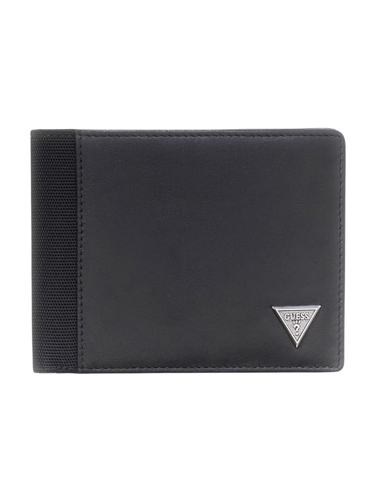GUESS Portafoglio Uomo BERNA BIFOLD M SMBEHN LEA20 BLA BLACK
