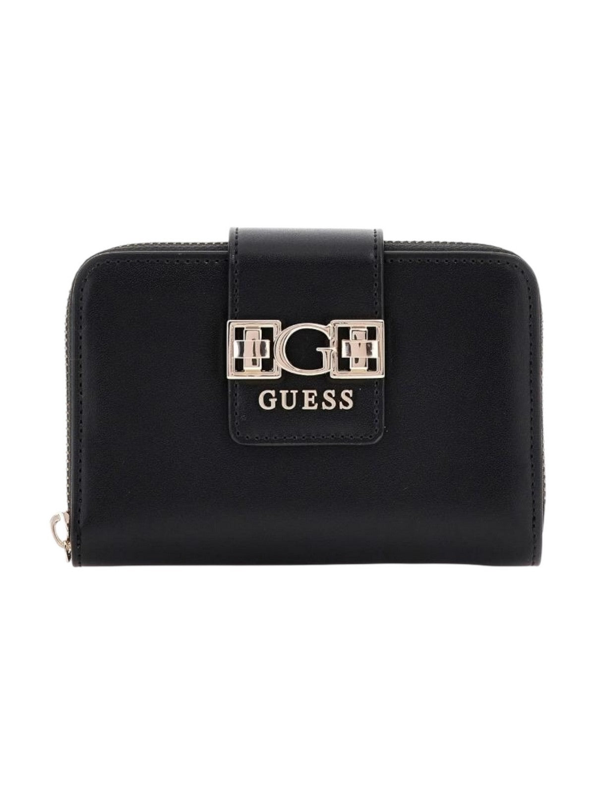 GUESS Portafoglio Donna JANE SLG MEDIUM ZIP AROUND SWVG98 91140 BLA BLACK