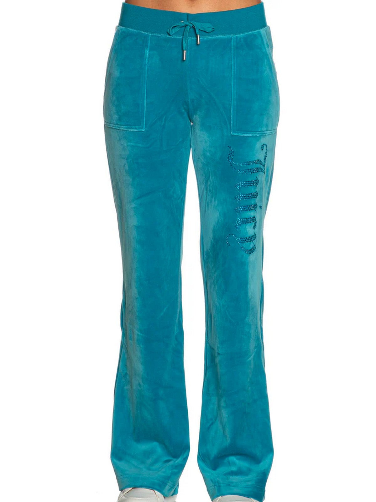 JUICY COUTURE Pantalone Donna Jewel Layla Low Rise Pant VIJB80412WPFJA7 Blu gioboutiqueweb