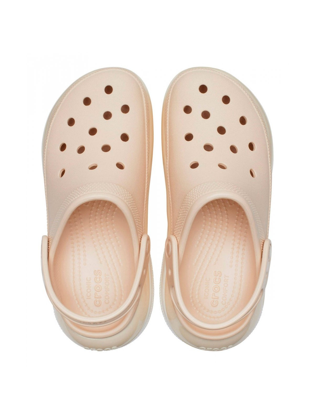 Crocs Ciabatta Donna Classic Mega Crush Clog W 207988 2DS BEIGE