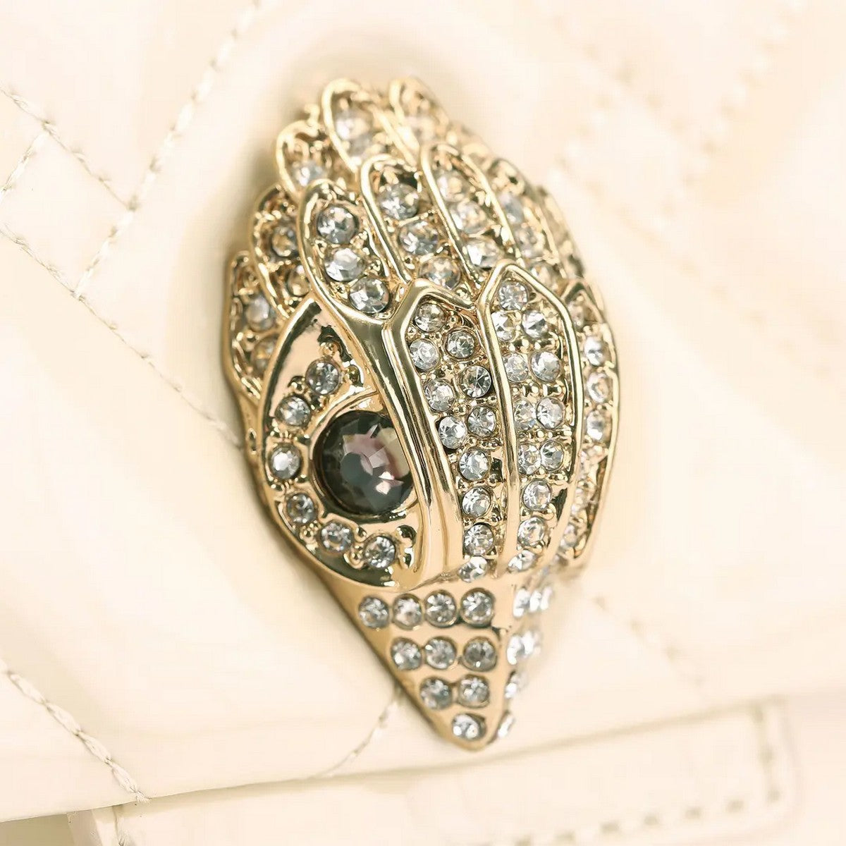 KURT GEIGER Borsa Donna 690-LEATHER MINI KENSINGTON 5017342309 CREAM CREAM