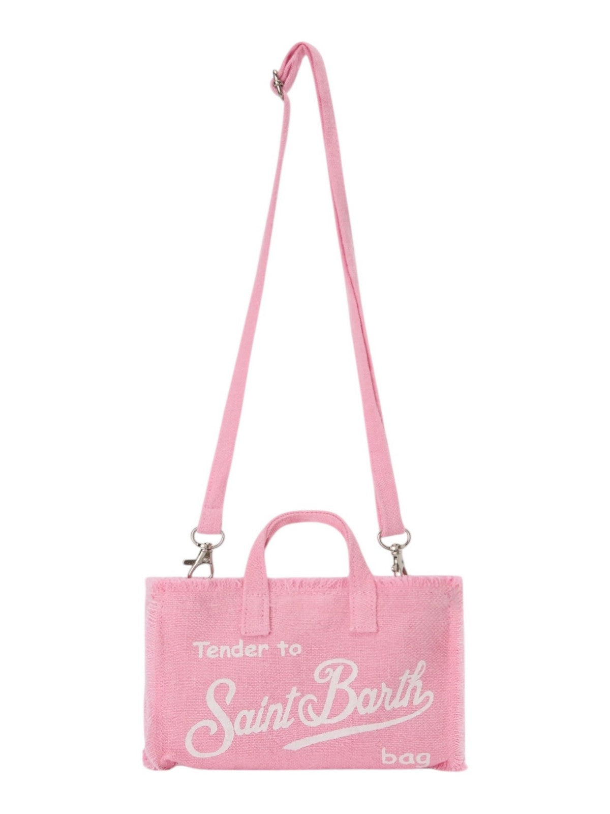 MC2 SAINT BARTH Pochette Donna  PHONE BAG LINEN 00142L LINEN 21 PINK