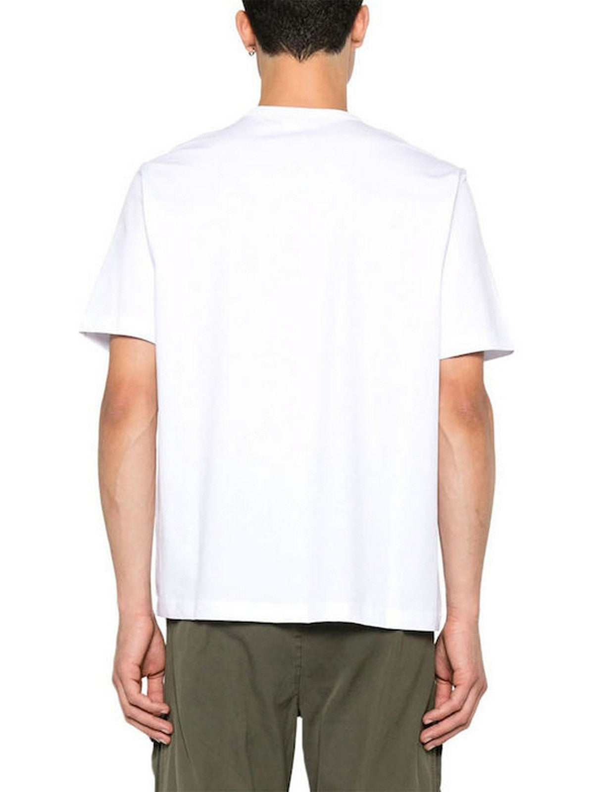 DIESEL T-shirt Uomo T-NORM-MICRODIV MAGLIETTA A20198 0NIAX 100 100 - WHITE