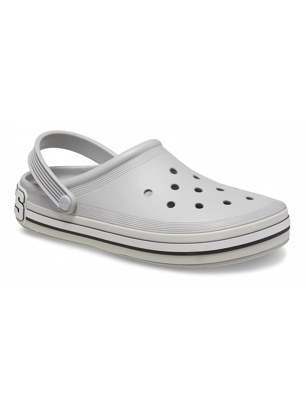 Crocs Ciabatta unisex dla dorosłych logo logo zatytułowane 209651 1 stóp szary