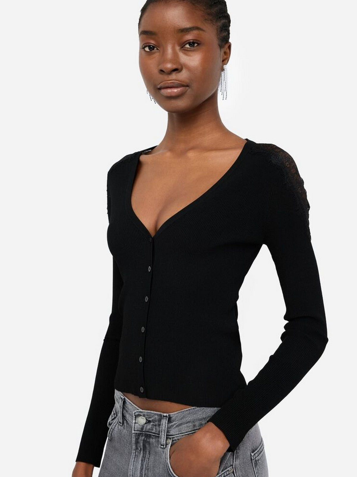 LIU JO BLACK Cardigan Donna  CF5159MS46M 22222 Nero