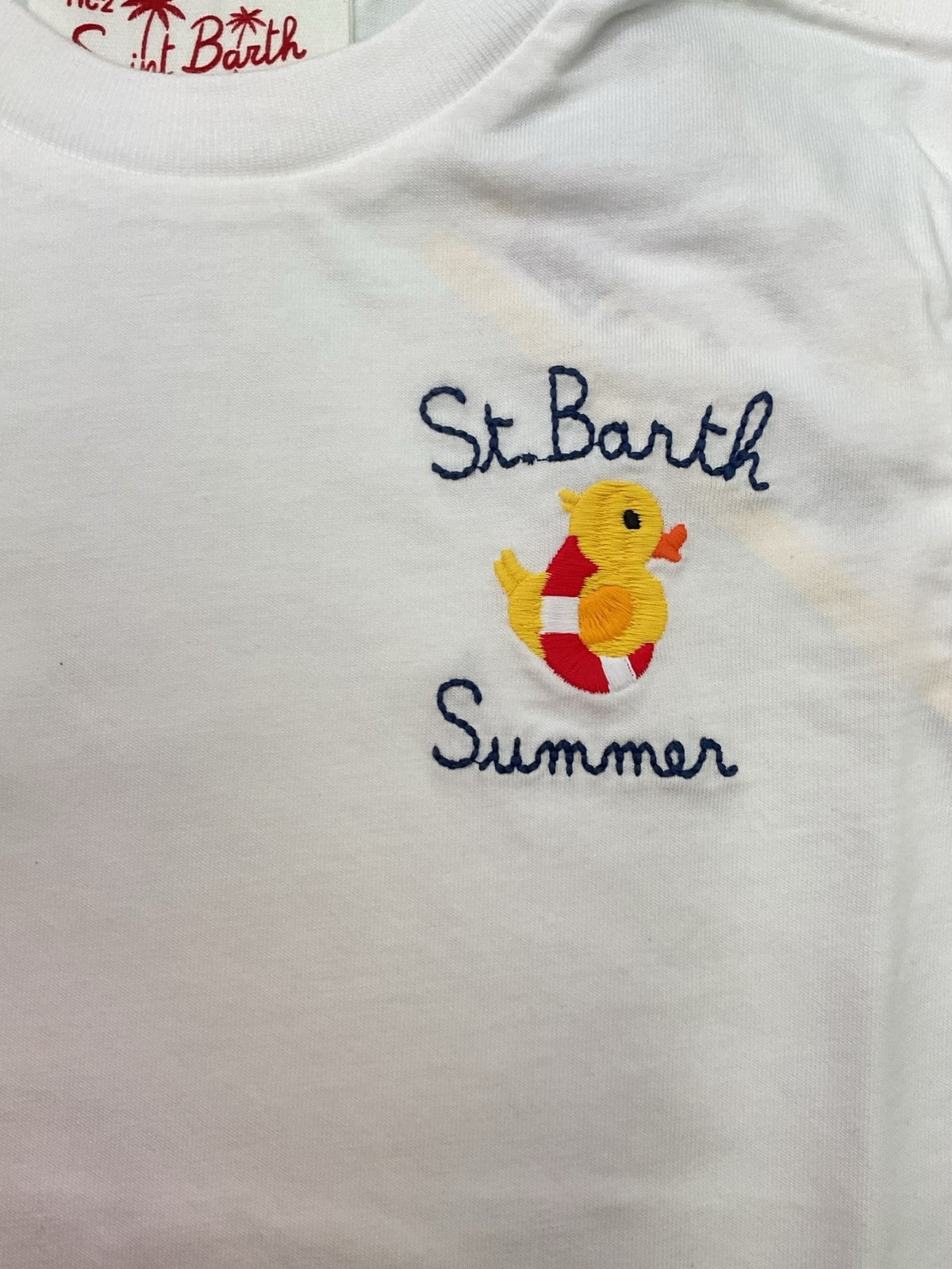 MC2 SAINT BARTH T-shirt Bambini e ragazzi  PORTOFINO JR 02181L DUCKY SB SUMMER 01N EMB