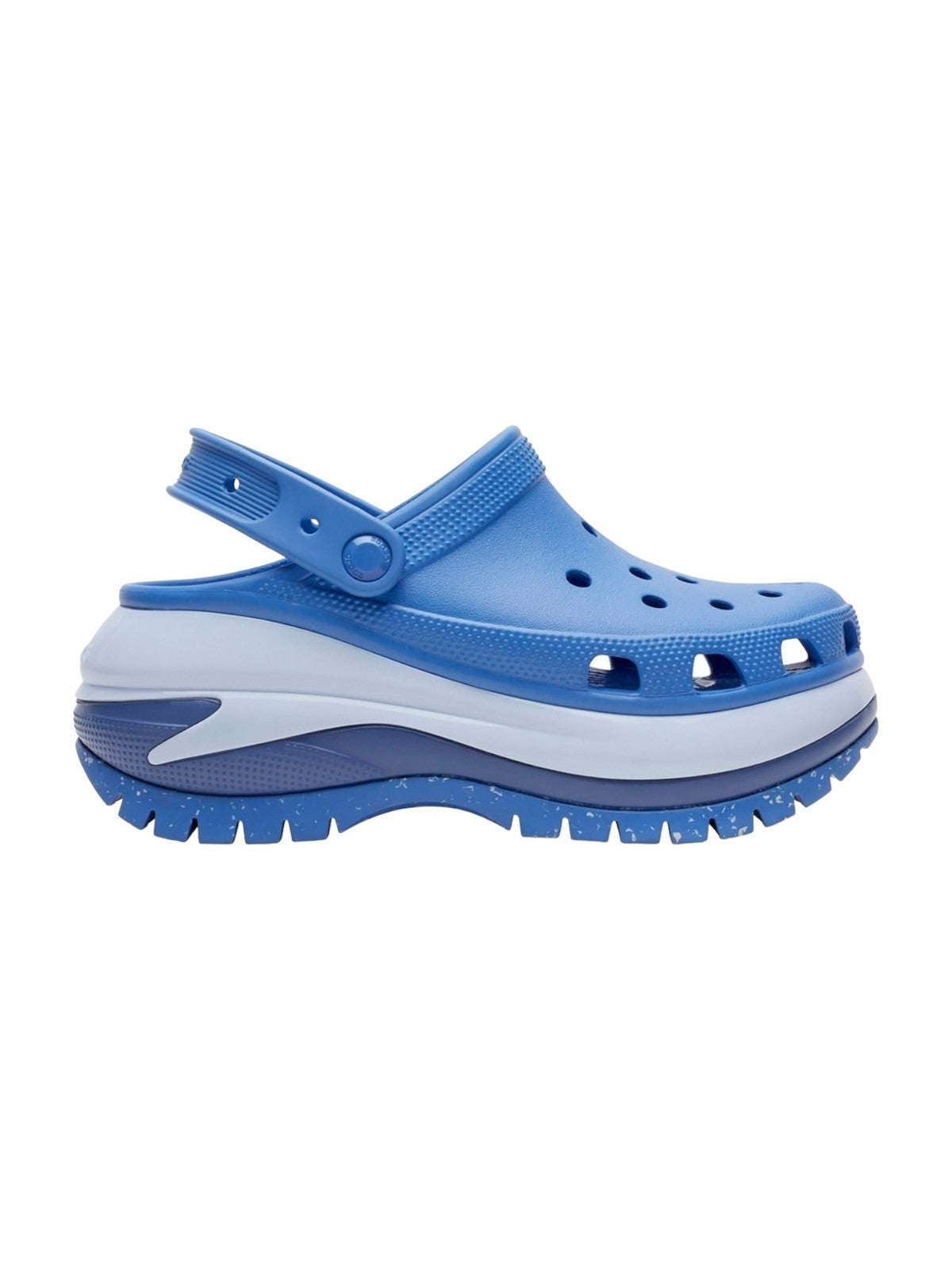 CROCS Pantoufle Classique Mega Crush Clog W 207988 4ON Bleu pour Femme