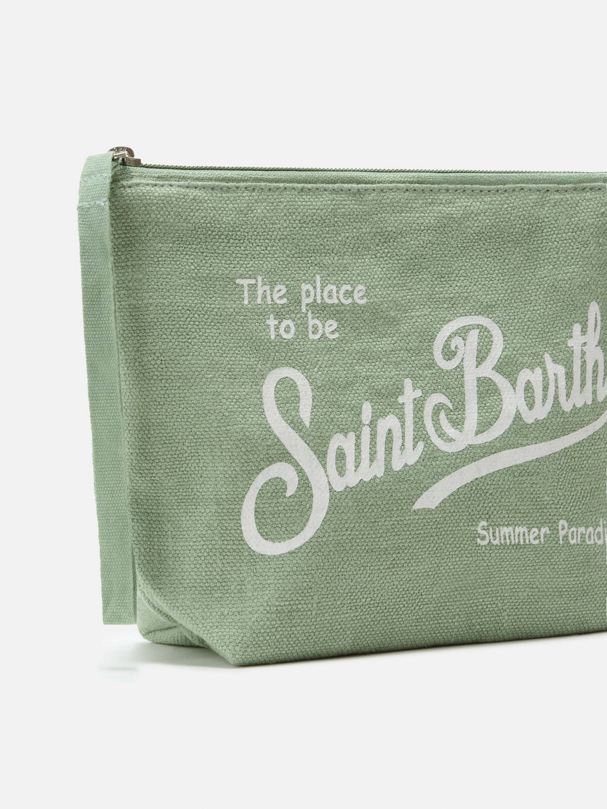 MC2 SAINT BARTH Pochette Donna  ALINE LINEN 00265L LINEN 53 SAGE