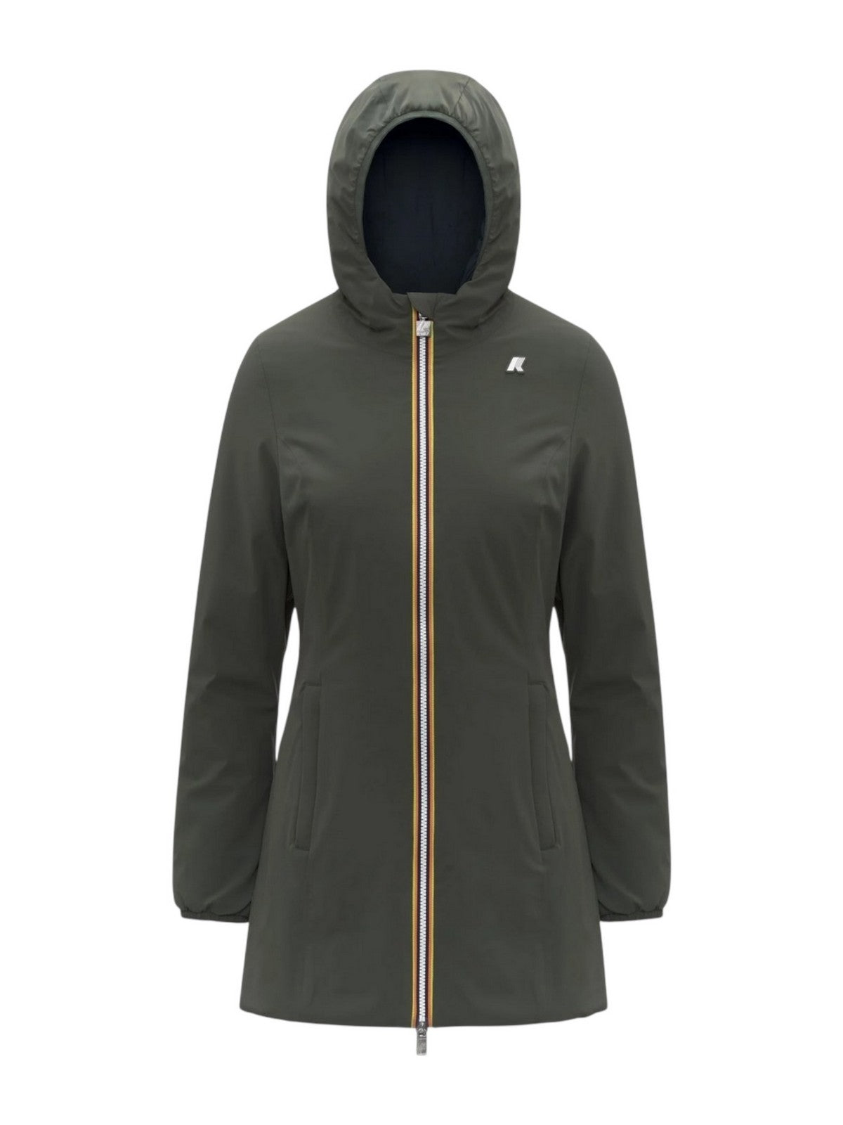 K-WAY Damenjacke DENISE ST WARM DOUBLE K6128UW AF0 GREEN BLACKISH-BLUE DEPTH