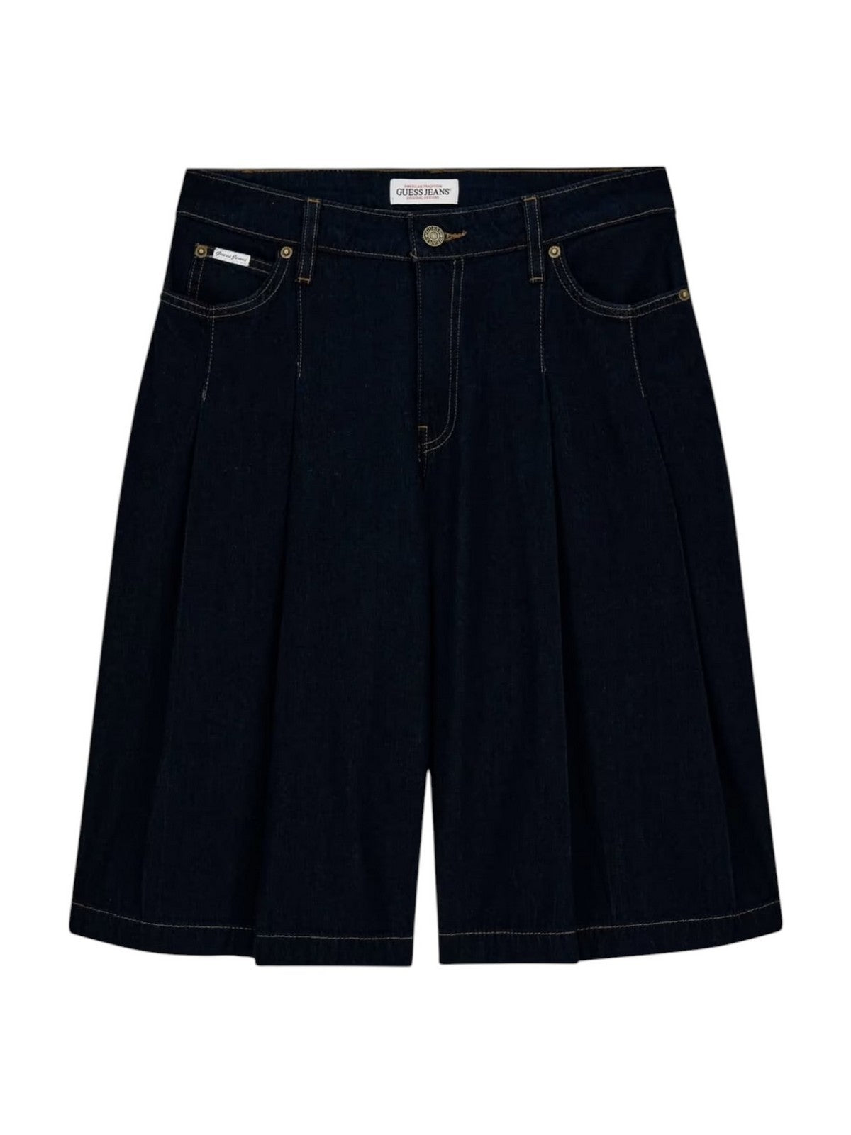 GUESS Pantaloncino Donna GJ CLASSIC PLEATED BERMUDA W6GDY5 D7971 GSMM GJ SUMMER VINTAGE DA
