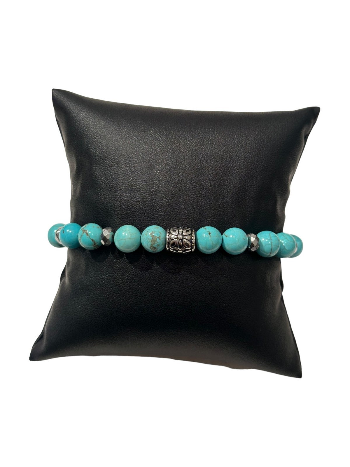 Left-handed adult unisex bracelet Mabrpi-e 16 turquoise