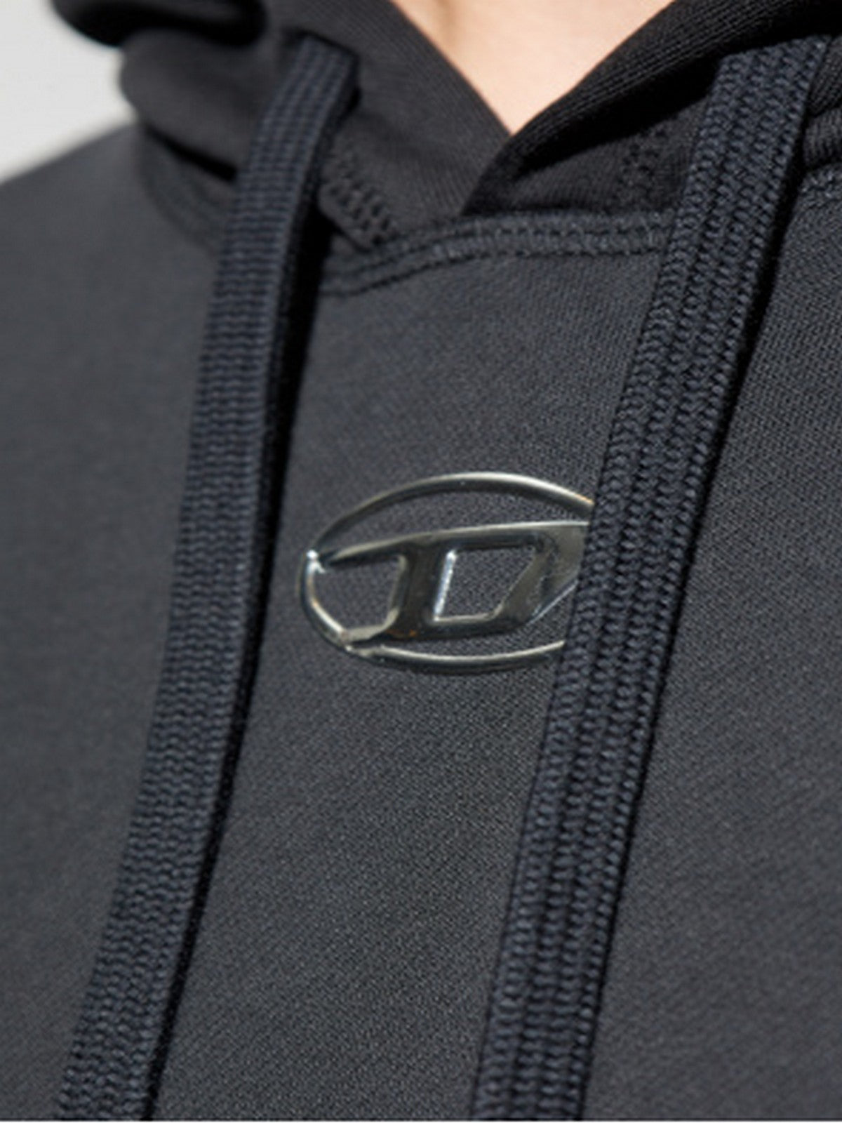 DIESEL Felpa Uomo S-NORM-HOOD-IOD FELPA A20447 0BKBW 900 001 - BLACK