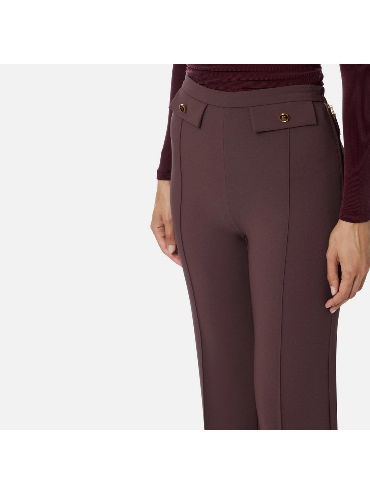 ELISABETTA FRANCHI Pantalone Donna  PA12156E2 EA4 MERLOT