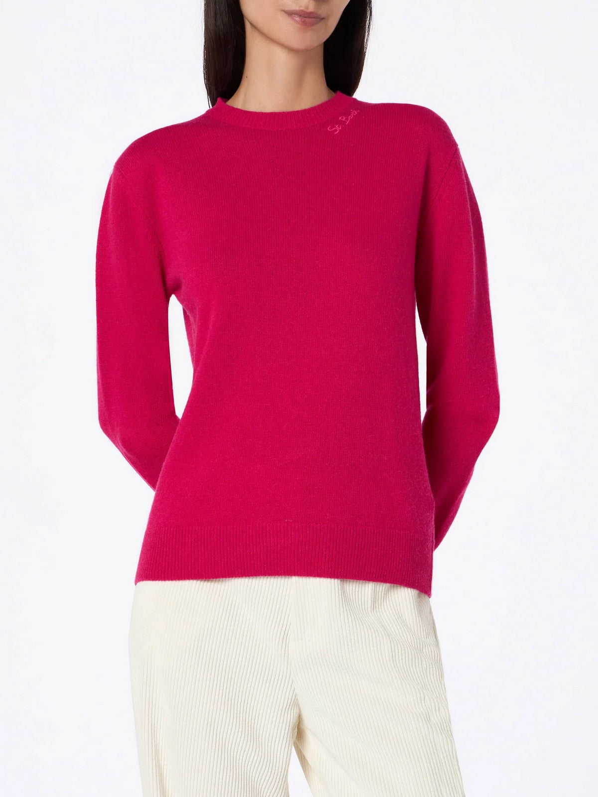 Mc2 Saint Barth Maglione Donna Sorbonne Sorbonne 03572g Rosa