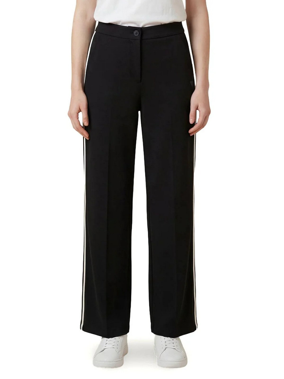GUESS SPORT Pantalone Donna CIRCE STRAIGHT LEG PANT V6GB05 K3097 JBLK Jet Black A996
