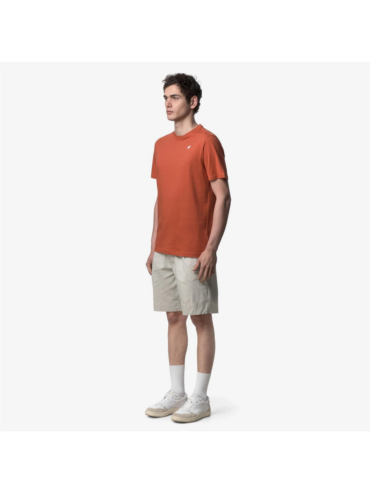 K-WAY T-shirt Uomo ODOM JERSEY K7125UW 896 Orange Brownish
