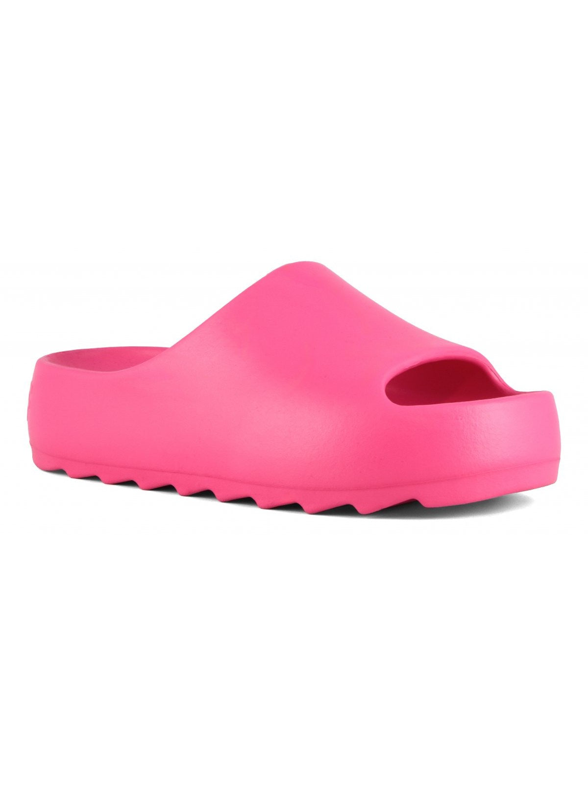 COLORS OF CALIFORNIA Pantoufle Slide pour Femme avec imprimé ondulé HC.JINFYSHELL BUB Rose