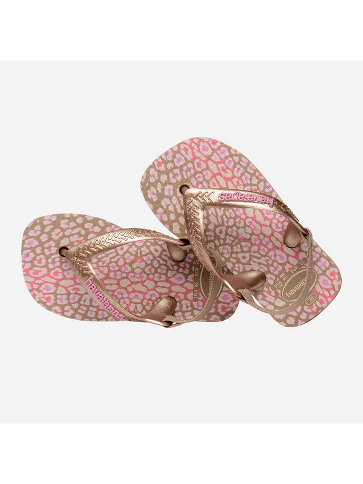 Havaianas toppons les filles et les filles Hav. Baby Mini Me 4148946.5282 Rosa