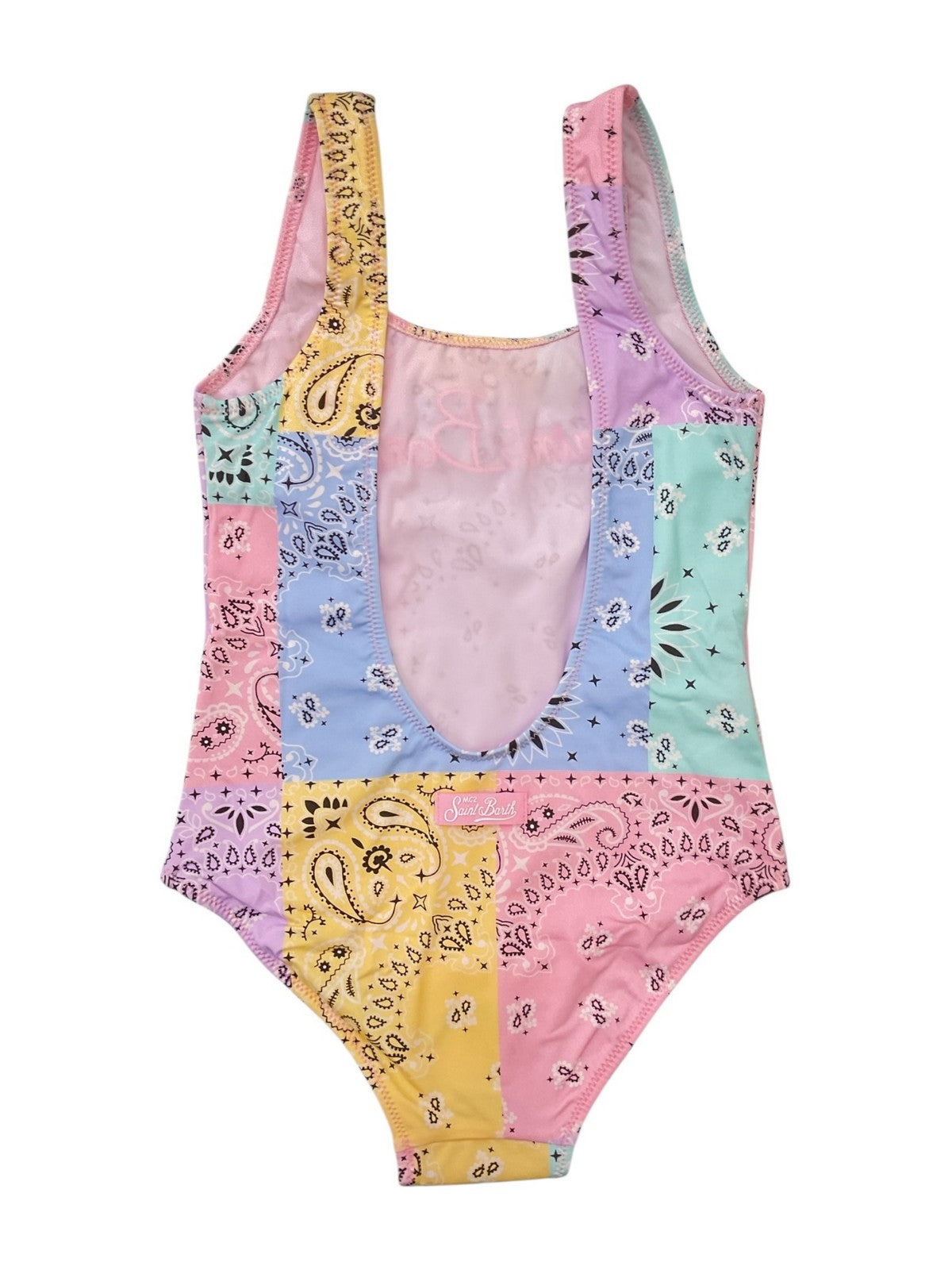 MC2 SAINT BARTH Costume da bagno Bambine e ragazze  CARA 03517L BANDANNA ROUND COLOR EMB