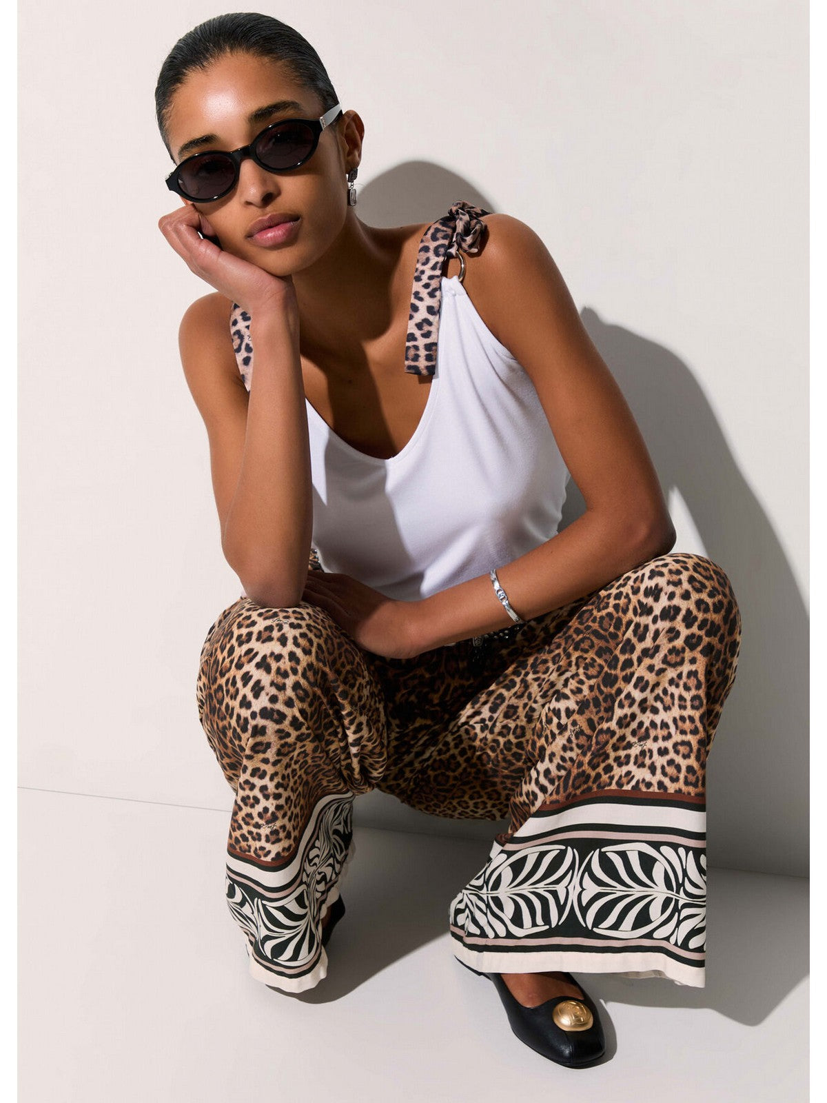 LIU JO BEACHWEAR Pantalone Donna  VA6052TS123 V9789 ANIMALIER