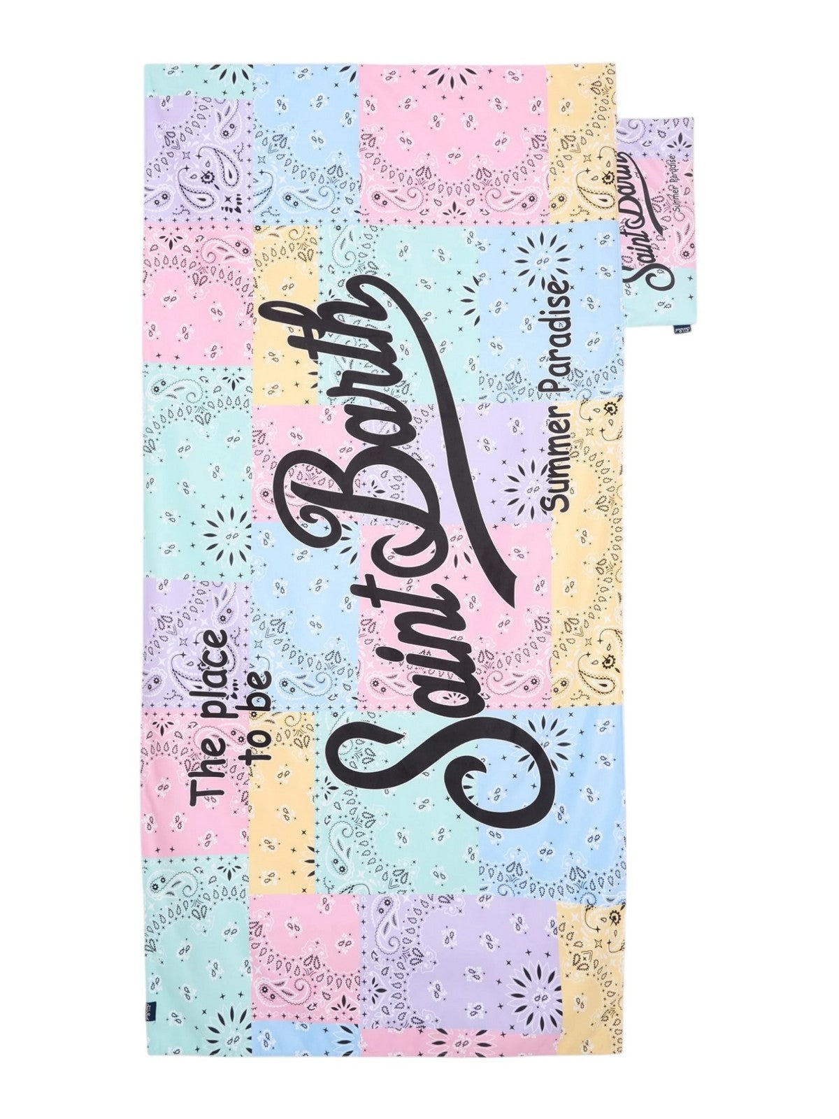 MC2 SAINT BARTH Telo mare Unisex adulto  AIDAN 03277L BANDANNA ROUND COLOR