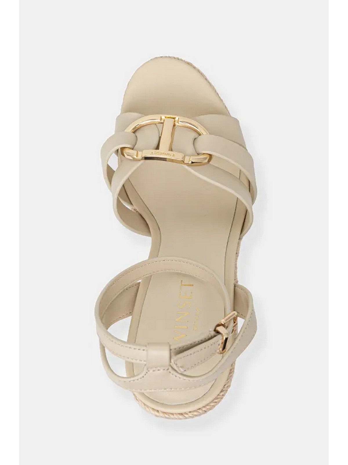 TWINSET Sandalo Donna  251TGT092 11640 Beige gioboutiqueweb