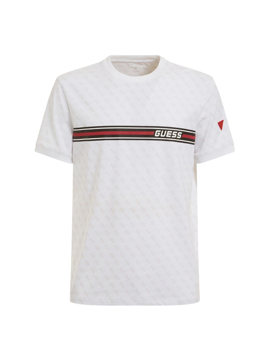 GUESS SPORT T-Shirt e Polo Uomo  Z2BI09 J1314 P05N 4G AOP PURE WHITE