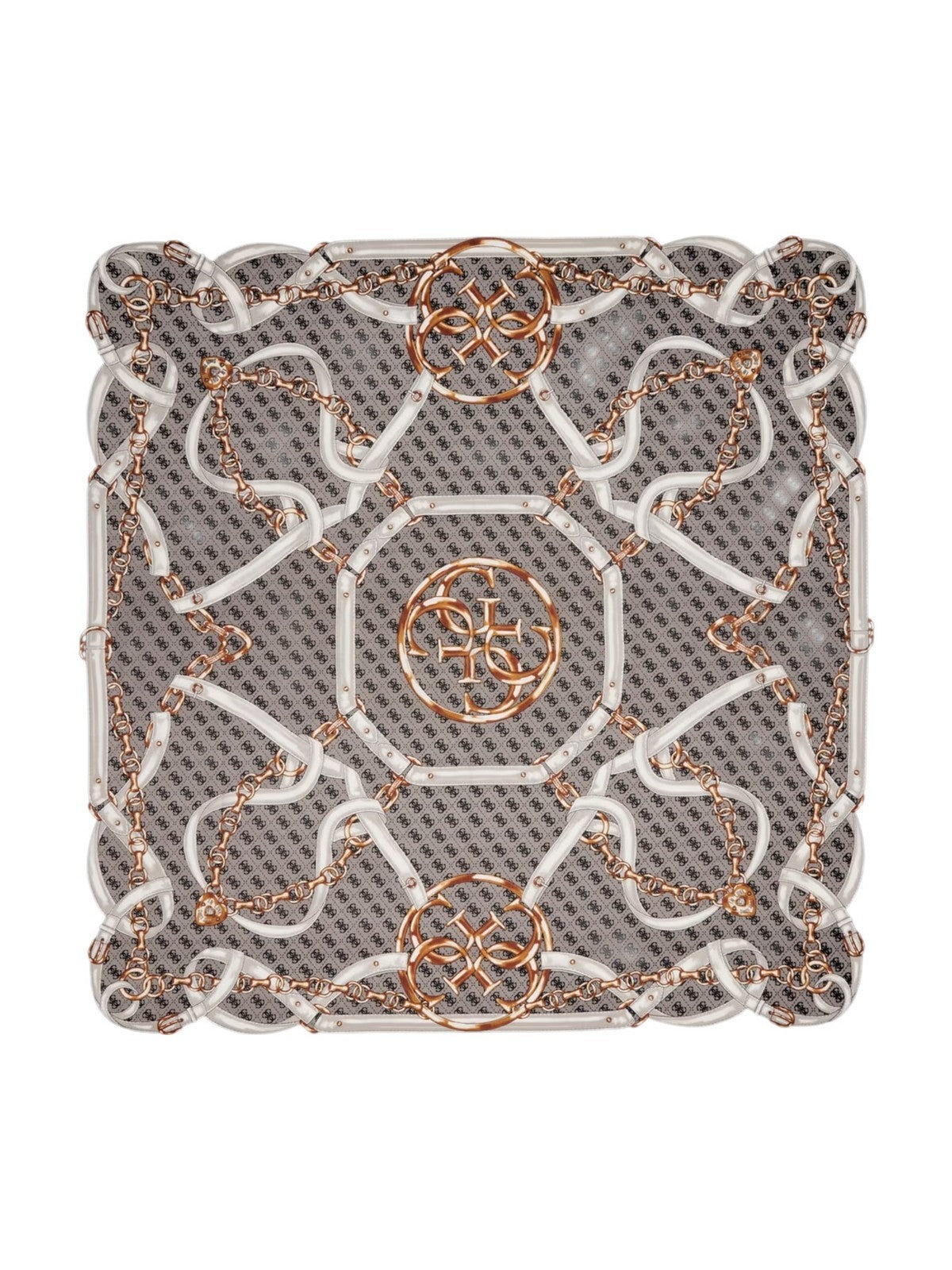 GUESS Foulard Donna NOELLE PRINTED KEFIAH 130X130 AW5412 POL03 BLA BLACK