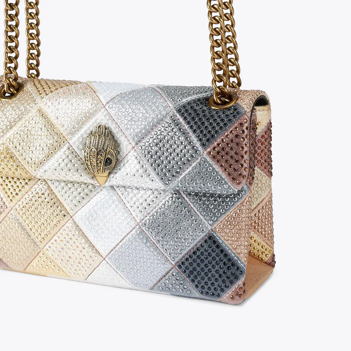 KURT GEIGER Borsa Donna 690-FABRIC MD KENSINGTON P 5375465609 METAL COMB METAL COMB